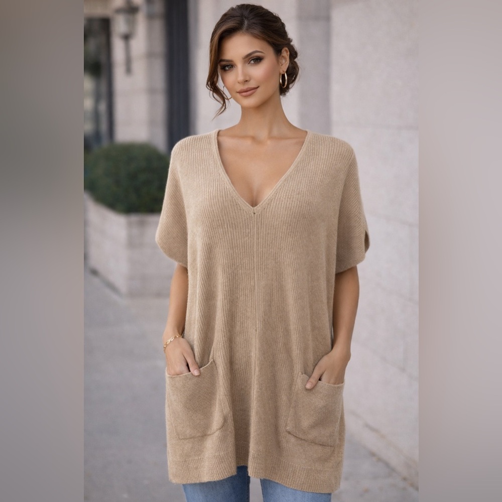 Tommy Bahama Beige Knit Sweater